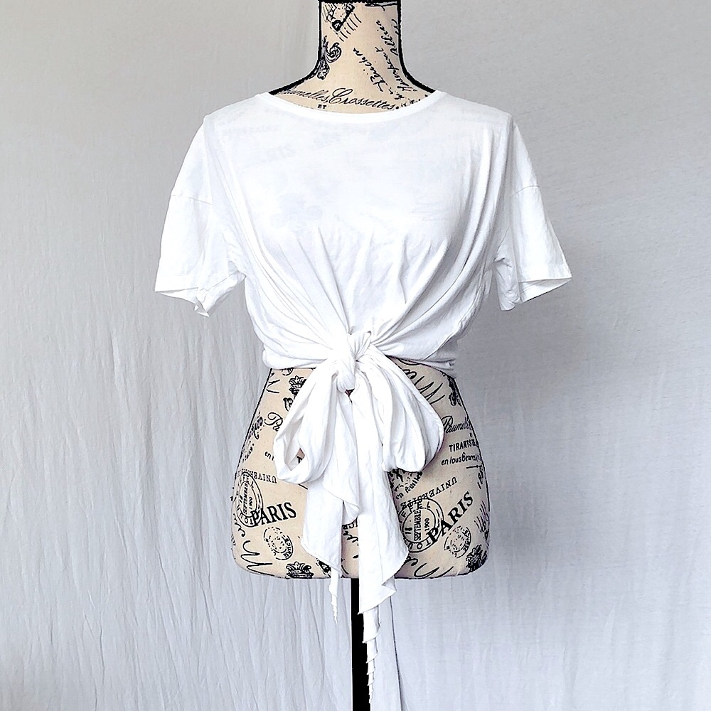 Zara Front-tie Tee